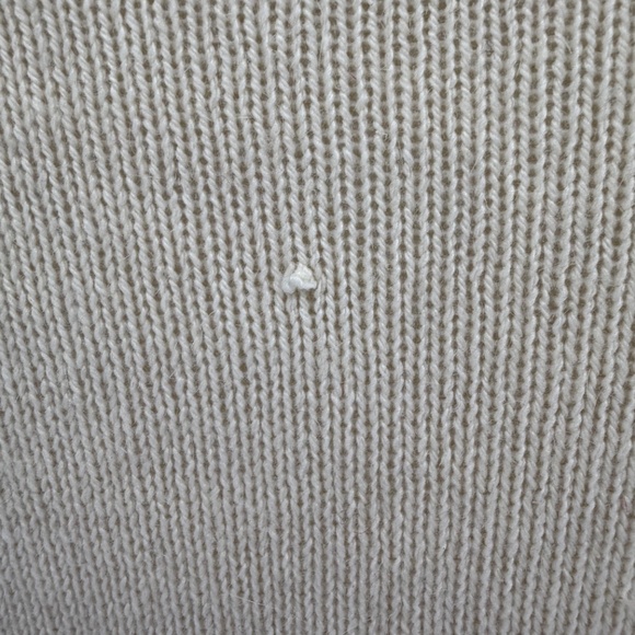 Talbots Womens Ivory Cardigan V-Neck Angora 3X Academia Classic Minimalist Chic - Picture 5 of 15